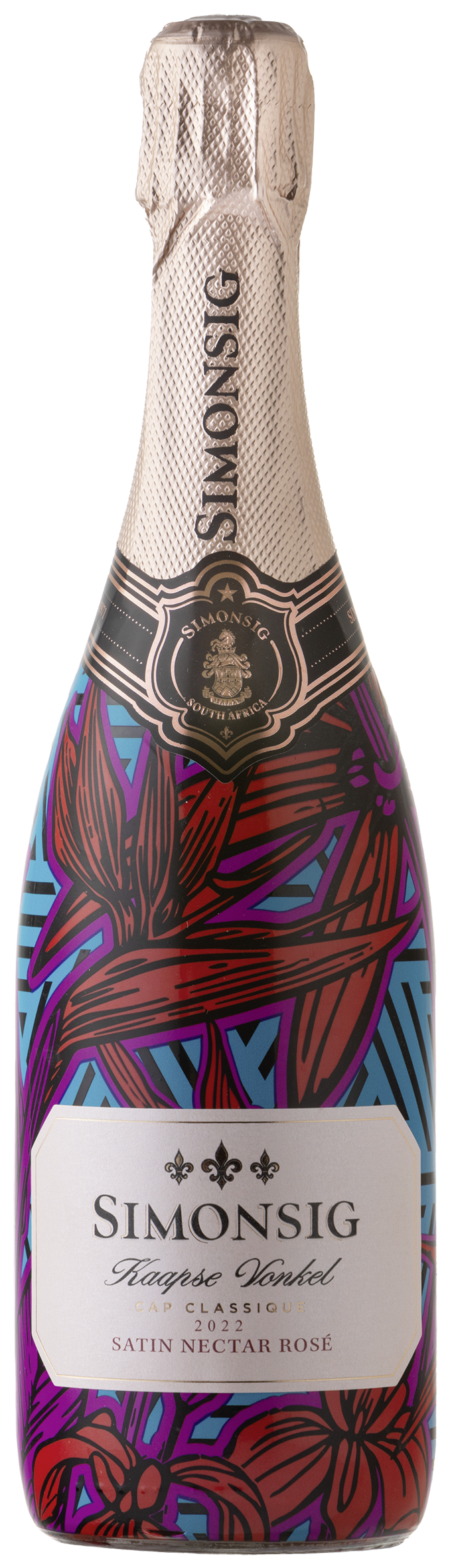 Kaapse Vonkel Satin Nectar Rosé Methode Cap Classique W.O Western Cape
