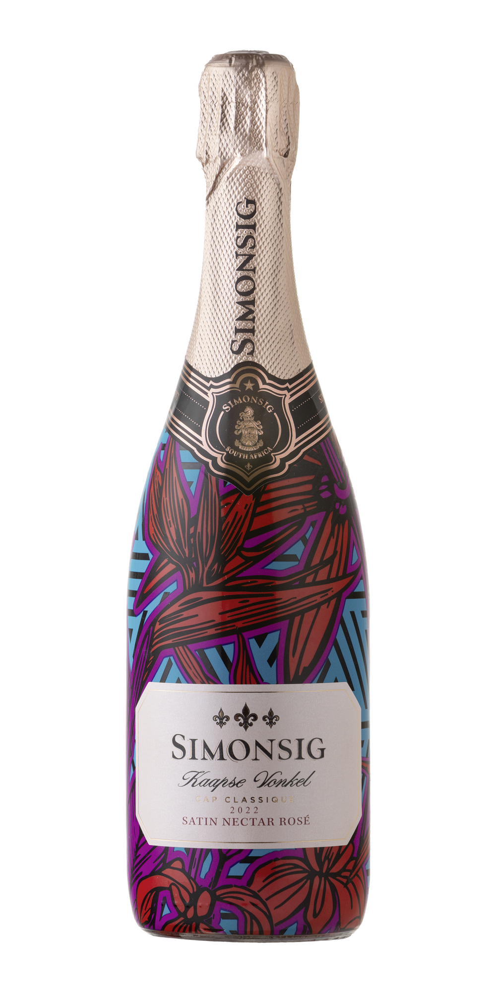 Kaapse Vonkel Satin Nectar Rosé Methode Cap Classique W.O Western Cape