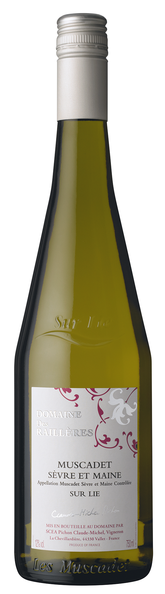 Domaine des Raillères Sur Lie AOP Muscadet Sèvre et Maine